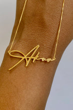 Load image into Gallery viewer, 18k Gold Akua Name Necklace
