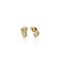 Load image into Gallery viewer, Micro Spine Diamond Earrings
