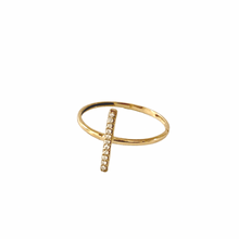 Load image into Gallery viewer, Spine Stacking Ring - 18k Gold
