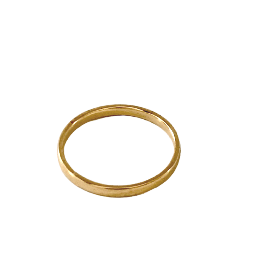 Full Circle Stacking Ring - 18k Gold